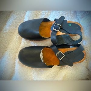 Lotta from Stockholm high wood maryjane clogs.39